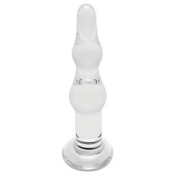 Rimba Dolly - zvlnen, anlne sklenen dildo (priehadn)