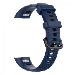 BStrap Silicone Line remienok na Honor Band 4, dark blue (SHO001C02)