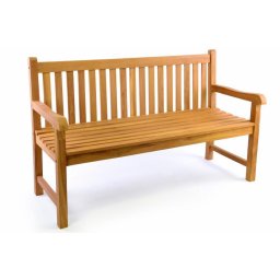 Záhradná lavica DIVERO 3-miestna, masív 150 cm