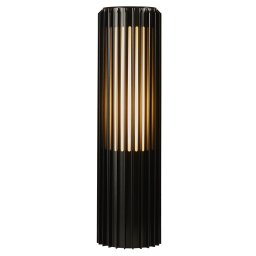 Nordlux Čierny záhradný stĺpik Aludra 45 Seaside pre žiarovku E27 45cm 2118028203