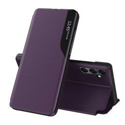 Techsuit Eco Leather View Case, Samsung Galaxy A16, fialové