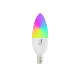 Immax NEO LITE Smart, žiarovka LED E14 6W RGB+CCT farebná a biela, stmievateľná, WiFi