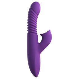 Fantzia Pre u - 3v1 pulzujci vibrtor s hrejivou funkciou (fialov)