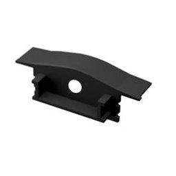LED Solution Koncovka vstavaného profilu V1 čierna Vyberte variantu: Koncovka s otvorom LP301B-END-HOLE