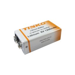 Batérie lítiová 6F22 9V/1200mAh TINKO