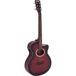 Elektro-akustická gitara AW-400 western redburst Dimavery