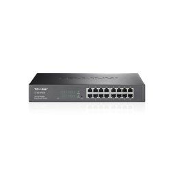 tp-link TL-SG1016DE, 16 port Gigabit Easy Smart Switch, 16x 101001000M RJ45 ports, MTU, Tag-Based, VLAN, QoS, IGMP, st TL-SG1016DE