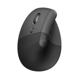 Logitech Lift Left Vertical ergonomická myš - grafitová 910-006474