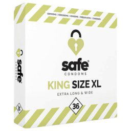 SAFE King Size XL - extra vek kondmy (36ks)