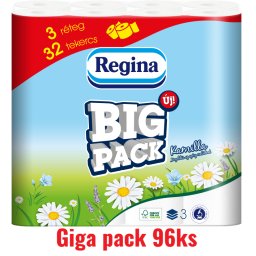Regina Nicky Giga Pack Kamilka toaletný papier 3vrst. 96ks