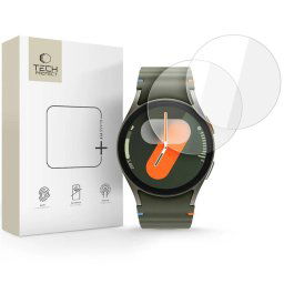 Tech-Protect Tvrdené sklo Glass Fit+, Samsung Galaxy Watch 4 / 5 / 6 / 7 / FE (40 mm), 2 kusy
