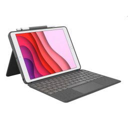 Logitech COMBO TOUCH pre iPad ( 10. gen. a A16) - šedá - UK 920-011441