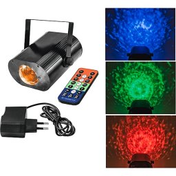 Svetelný Water efekt LED H2O 1x TCL RGB LED, IR Eurolite