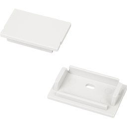 LED Solution Koncovka nástenného profilu N2 biela Vyberte variantu: Koncovka plná LP107W-END