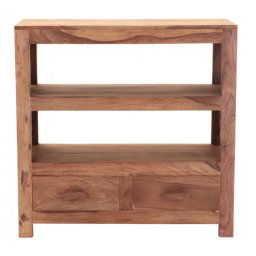 indickynabytok.sk - Knižnica Kali 90x90x35 indický masív palisander