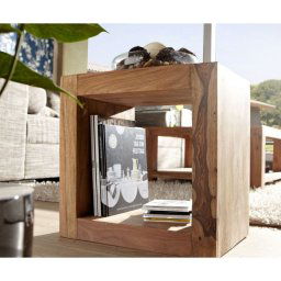 indickynabytok.sk - Odkládací stolík Tara 50x50x35 indický masív palisander