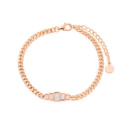 Olivie Strieborný náramok 16+4cm ROSE 9368
