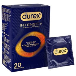 Durex Intensity - ultra tenk bezlatexov kondmy - 20 ks