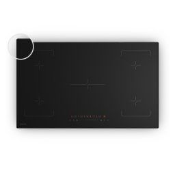 Klarstein Velaire indukčná varná doska, elegantná, minimalistická, výkonná, 5 varných zón, 7200 W, 90 cm