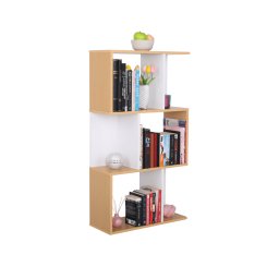 Kondela Regál, borovica/biela, ERDEM NEW TYP 1