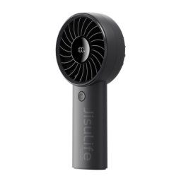 Jisulife Life4 USB-C ručný ventilátor 5000mAh, čierny