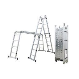 Štafle hliníkové G21 GA-SZ-4x4-4.6m multifunkčné + podlážka