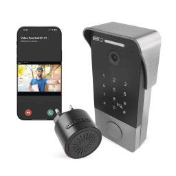EMOS GoSmart Domový videozvonček IP-21PoE s dverným zámkom s WiFi H4034