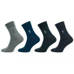 Ponožky NOVIA | Comfort so striebrom 1023 - balenie 5 párov 31-32