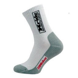 Dámské a pánské ponožky NOVIA | SILVERTEX thermo Xride 1252 | biela 26-27