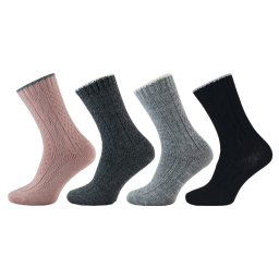 Ponožky WINTER edition ŽEBRO 1230 růžová
