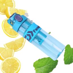 Fľaša na vodu s infuzérom a slamkou – 650 ml