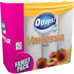 Ooops Vanessa Peach toaletný papier 3vrst. 32ks