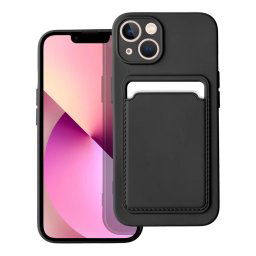 Forcell Card Case obal, iPhone 14 Plus, čierny