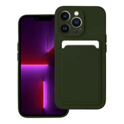 Forcell Card Case obal, iPhone 14 Pro, zelený