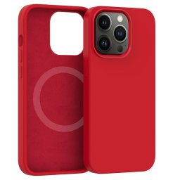 ER Case Carneval Snap kryt s MagSafe, iPhone 12 Mini, červený