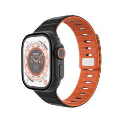 FIXED Silicone Magnetic Strap pre Apple Watch 42444549mm, čierny FIXMST2-434-BK