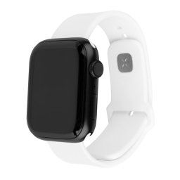 FIXED Silicone Sporty Strap pro Apple Watch 414038 mm, biely FIXSST2-436-WH