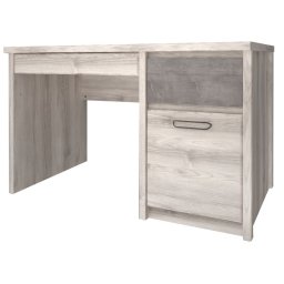 Kondela PC stôl, 120x60cm, gaštan nairobi, onyx, JESI NEW 1D2S