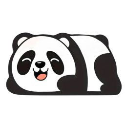 Livefy Panda kúpelňová predložka 60x40cm