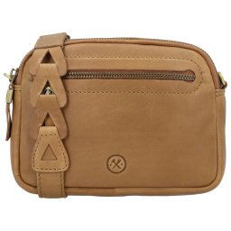 Hnedá kožená crossbody kabelka „Molly“