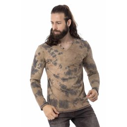 Tričko Cipo & Baxx CL517 brown