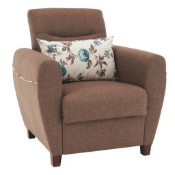 Kondela Kreslo, tmavobéžová látka, MILO