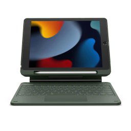 Dexnor magnetické puzdro s klávesnicou, iPad 7 / 8 / 9 10.2", zelené
