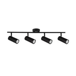 Candellux Čierne stropné svietidlo Colly pre žiarovku 4x GU10 94-01641