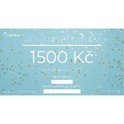 Olivie Elektronický darčekový poukaz K NARODENINÁM Hodnota: 1500 Kč