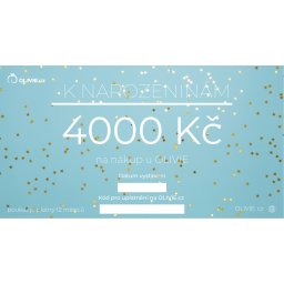 Olivie Elektronický darčekový poukaz K NARODENINÁM Hodnota: 4000 Sk