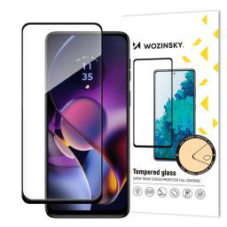 Wozinsky 5D Tvrdené sklo pre Motorola Moto G54, čierne