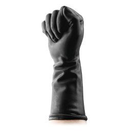 BUTTR Gauntlets - latexov fisting rukavice (ierne)