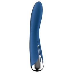 Satisfyer Spinning Vibe 1 - rotan G-bod vibrtor (modr)