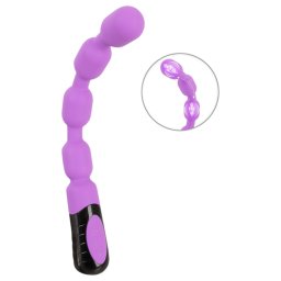 You2Toys - vibrtor na G a P bod s perlikami - fialov